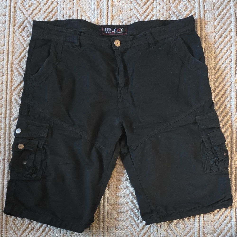 Galaxy By Harvic Men's Dark Cargo Shorts
